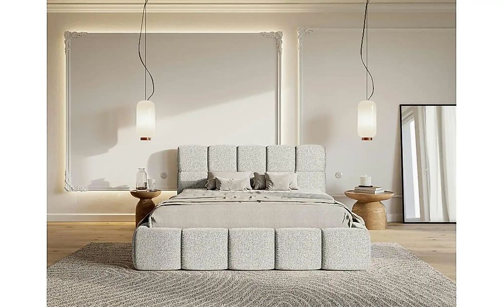 Selsey Polsterbett  Cloudy ¦ grau ¦ Maße (cm): B: 220 H: 96 Betten > Polste günstig online kaufen