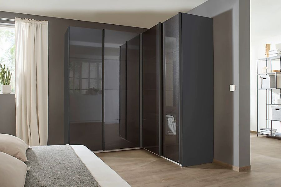 rauch Schwebetürenschrank "Schrank Garderobe Eckkleiderschrank QUADRA Front günstig online kaufen