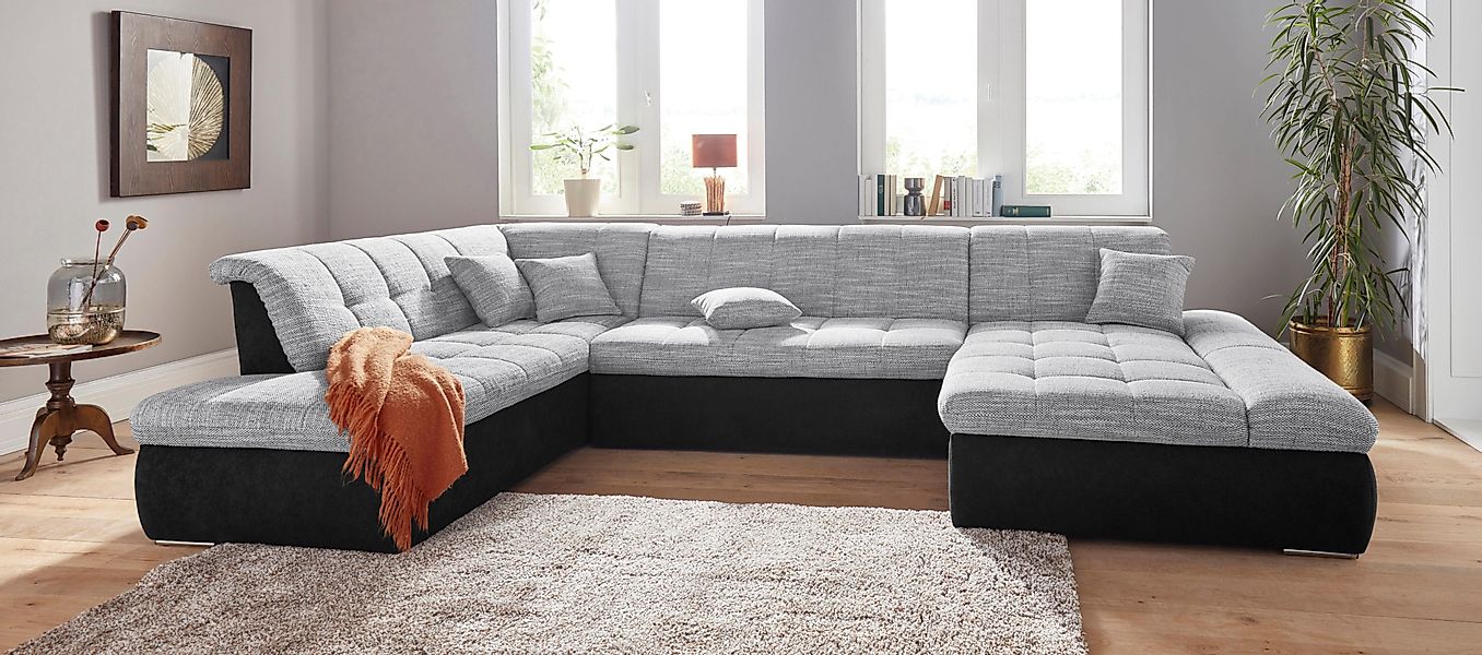 DOMO collection Wohnlandschaft "PB Moric wahlweise mit Bettfunktion und Arm günstig online kaufen