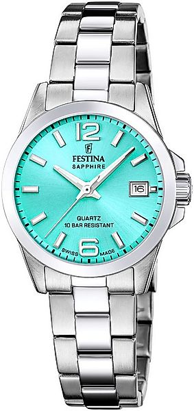 Festina Quarzuhr F20049/4, Armbanduhr, Damenuhr, Swiss Made, Edelstahlarmba günstig online kaufen