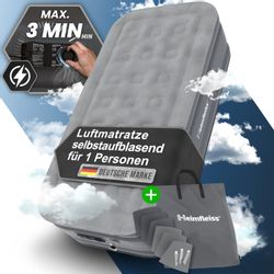 Heimfleiss® Luftmatratze Luftmatratze Selbstaufblasend – Grau, günstig online kaufen