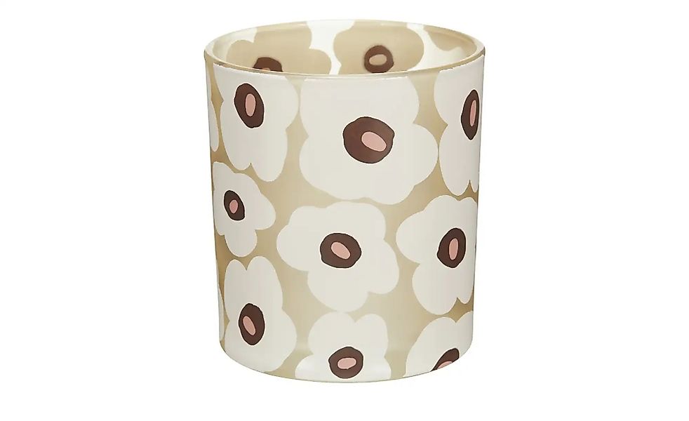 HOME STORY Windlicht   ¦ mehrfarbig ¦ Glas ¦ Maße (cm): H: 8  Ø: 7 Accessoi günstig online kaufen