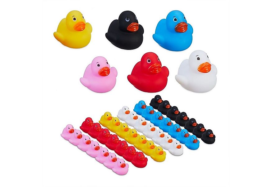 relaxdays Badespielzeug Badeenten im 48er Set günstig online kaufen