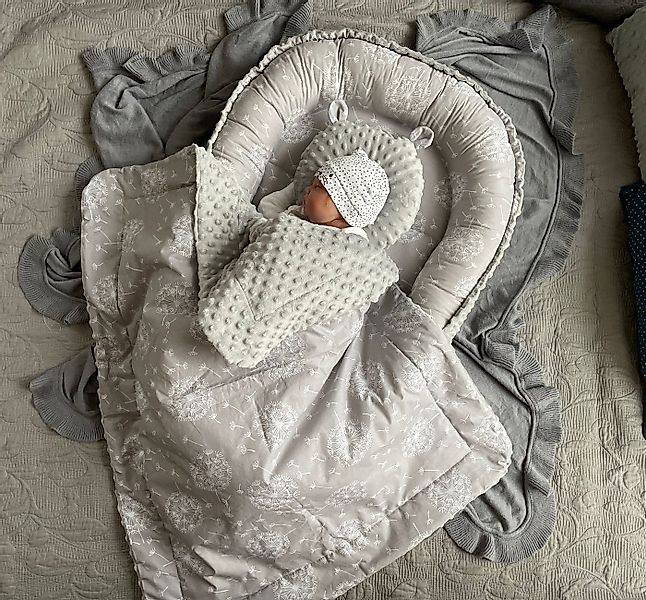 Loolay Bettnestchen MINKY/ Baumwolle BABYNEST Babykokon Geschenk Babyaustat günstig online kaufen