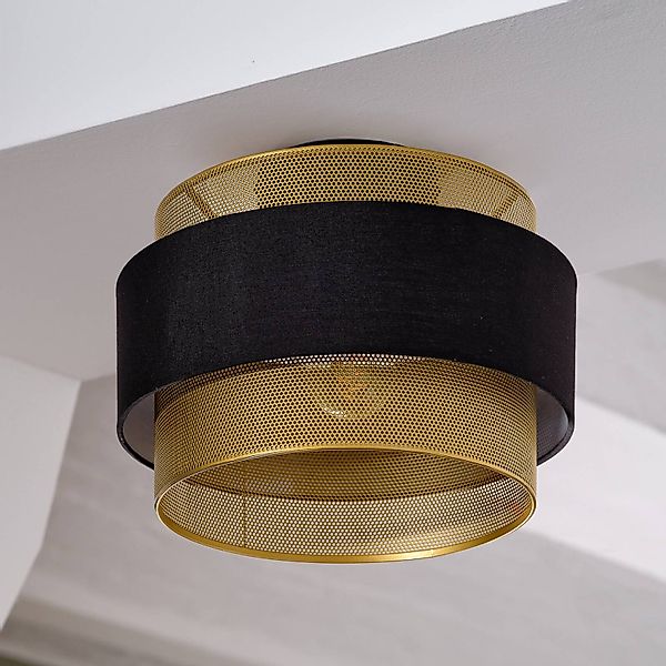 OSRAM Deckenleuchte Decor Hornet, 1-flammig, schwarz/gold günstig online kaufen