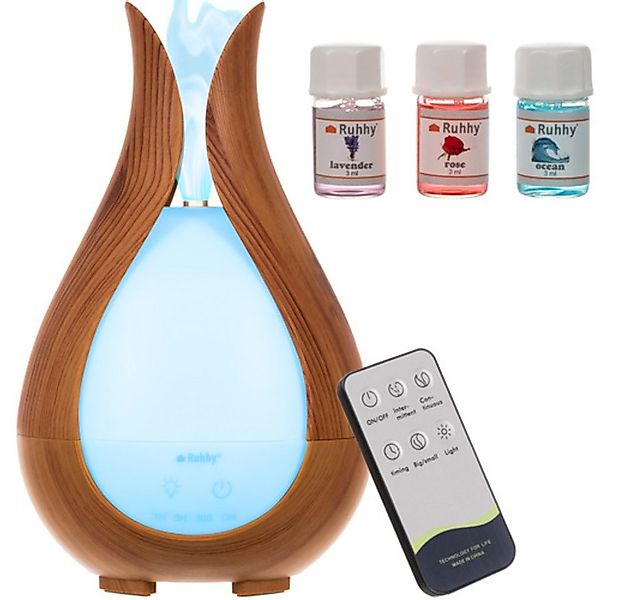 Ruhhy Luftbefeuchter Aromadiffusor Luftbefeuchter, 0,2 l Wassertank, 5 LED- günstig online kaufen