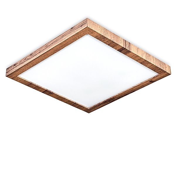 hofstein Deckenleuchte Deckenpanel aus Metall/Kunststoff/MDF in günstig online kaufen