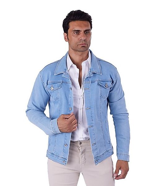 Denim Distriqt Jeansjacke Herren Basic Jeansjacke mit Stretch in Slim Fit H günstig online kaufen