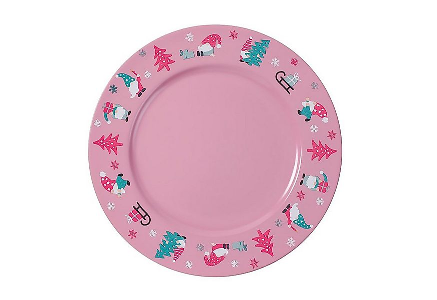 MAGIC by Inge Dekoteller, Dekoteller 33cm Kunststoff mit Wichtel Motiv - Ro günstig online kaufen