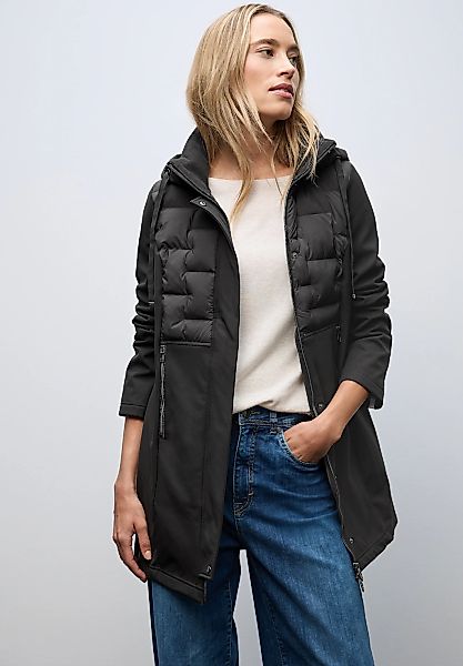 STREET ONE Softshelljacke, mit Kapuze, mit Fleece innen günstig online kaufen