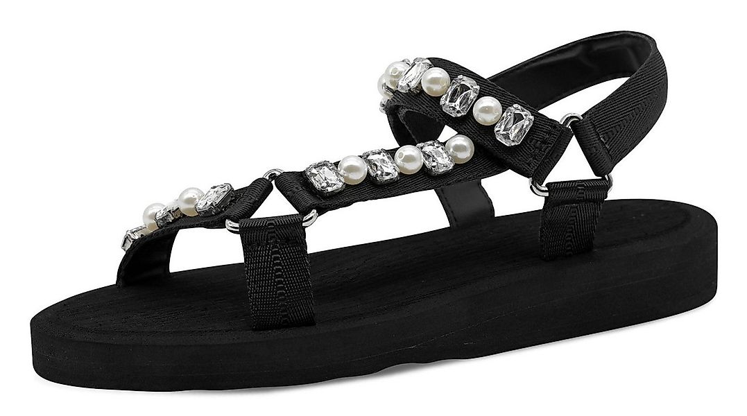 Tamaris Riemchensandale, Keilabsatz, Plateau, Sandalette, Sommerschuh mit S günstig online kaufen