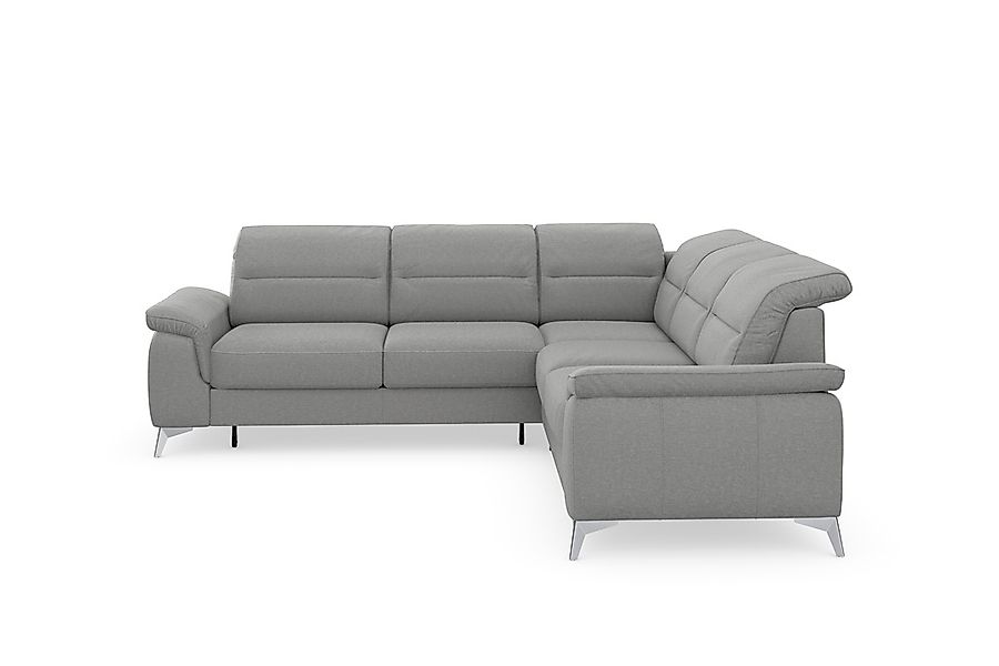 sit&more Ecksofa »Sinatra L-Form« optional mit Kopfteilverstellung und Armt günstig online kaufen