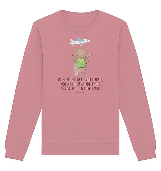 Mr. & Mrs. Panda Longpullover Größe S Bär Flugzeug - Canyon Pink - Geschenk günstig online kaufen