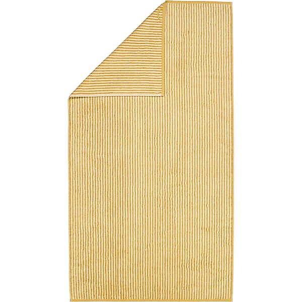 Cawö Handtücher Two-Tone Stripes 480 - Farbe: gold - 53 - Duschtuch 80x150 günstig online kaufen