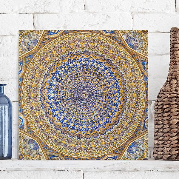 Leinwandbild Muster - Quadrat Dome of the Mosque günstig online kaufen