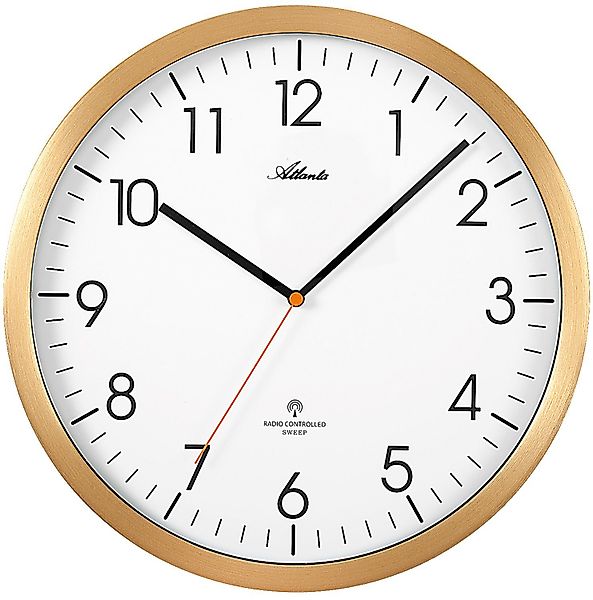 Atlanta Funkwanduhr Funkwanduhr günstig online kaufen