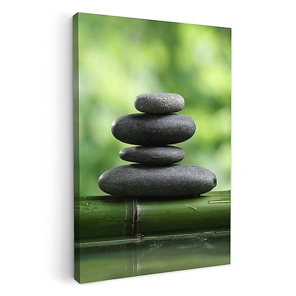 OneMillionCanvasses® Leinwandbild Zen - Stein - günstig online kaufen
