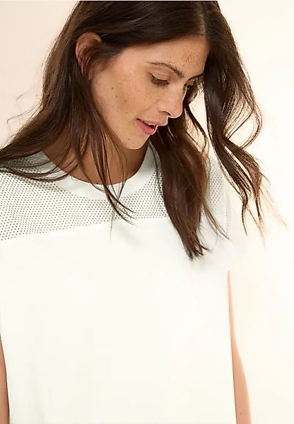 Cecil T-Shirt, mit Tunnelzug am Saum günstig online kaufen