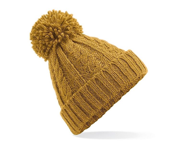 Beechfield® Bommelmütze Damen Strickmütze / Mütze / Wintermütze mit Bommel günstig online kaufen