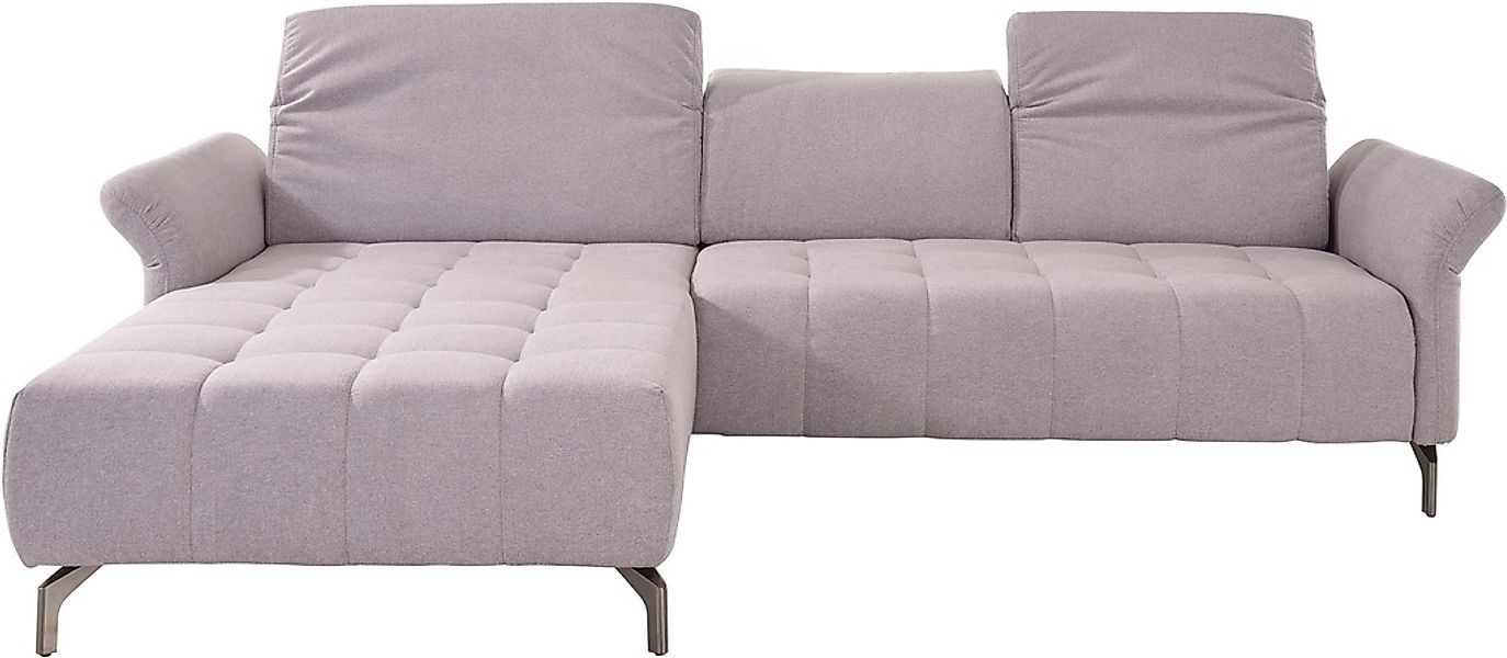 INOSIGN Ecksofa »Fresh L-Form«, Federkern, wahlweise Kopfteilverstellung un günstig online kaufen