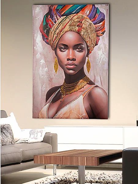 GILDE Leinwandbild »Bild Frau "Adissa"«, (1 St.) günstig online kaufen