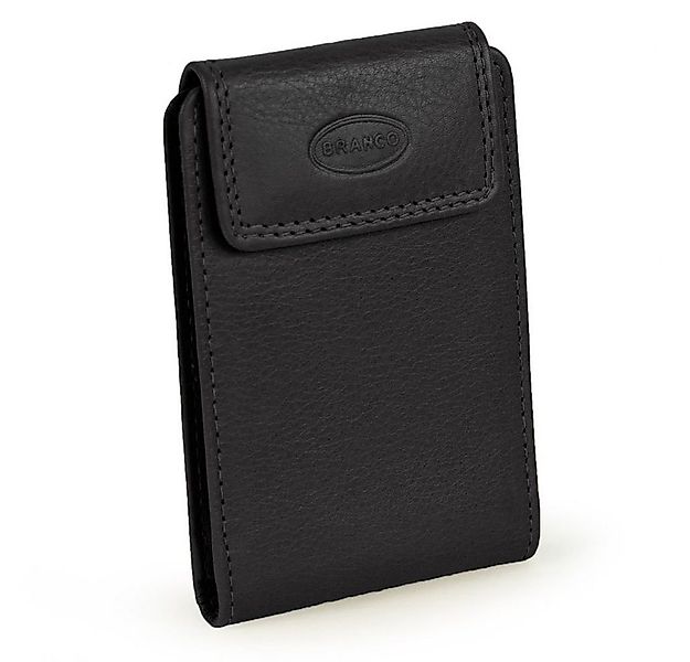 BRANCO Kartenetui Karten-Mäppchen / Kreditkarten-Etui, Leder, Schwarz, Bran günstig online kaufen