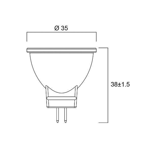 LED-Leuchtmittel RETRO, GU4 MR11, 4 W, 830, 345 lm, 36° günstig online kaufen