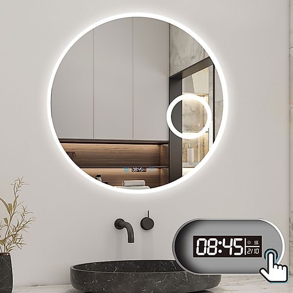 Aica Sanitär Badspiegel Rund Badezimmerspiegel Wandspiegel günstig online kaufen