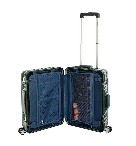 Travelhouse Hartschalen-Trolley London, 4 Rollen, TSA Zahlenschloss Alu-Rah günstig online kaufen