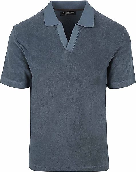 Marc O'Polo Poloshirt Riva Terry Cloth Blau - Größe XL günstig online kaufen