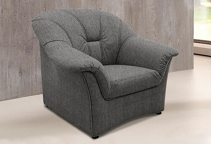 DOMO collection Sessel »Papenburg zeitlose Rückensteppung, elegante Armlehn günstig online kaufen