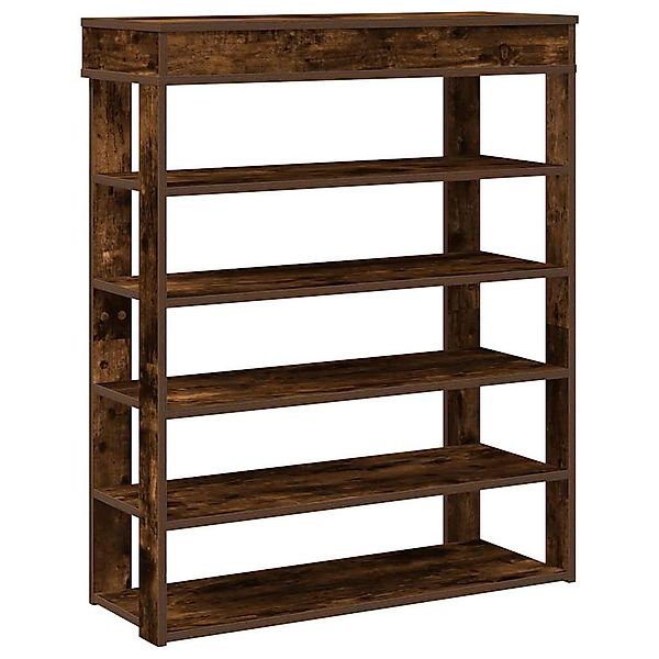 vidaXL Schuhregal Schuhregal Räuchereiche 80x30x98 cm günstig online kaufen