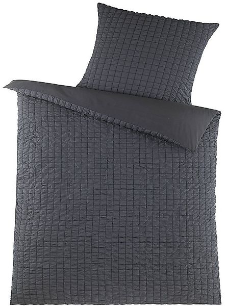 KH-Haushaltshandel Bettwäsche 2-tlg. Seersucker Wende Bettwäsche, 135 x 200 günstig online kaufen