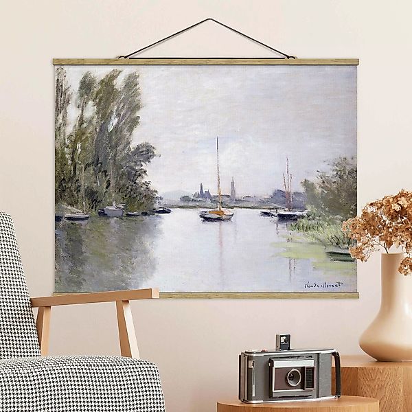 Stoffbild Kunstdruck mit Posterleisten - Querformat Claude Monet - Argenteu günstig online kaufen