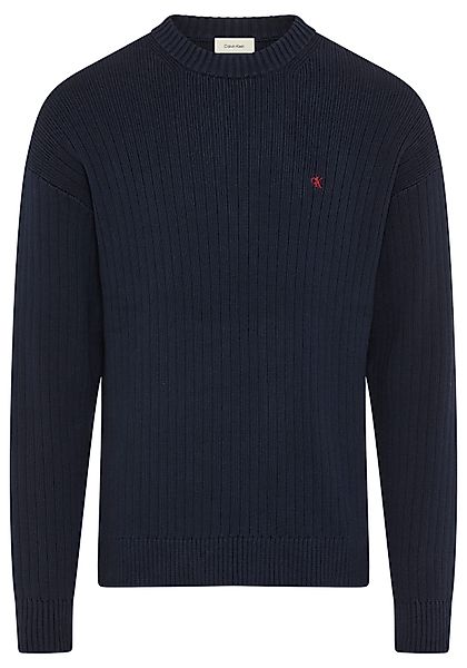 Calvin Klein Jeans Strickpullover Rundhalsausschnitt, Regular günstig online kaufen