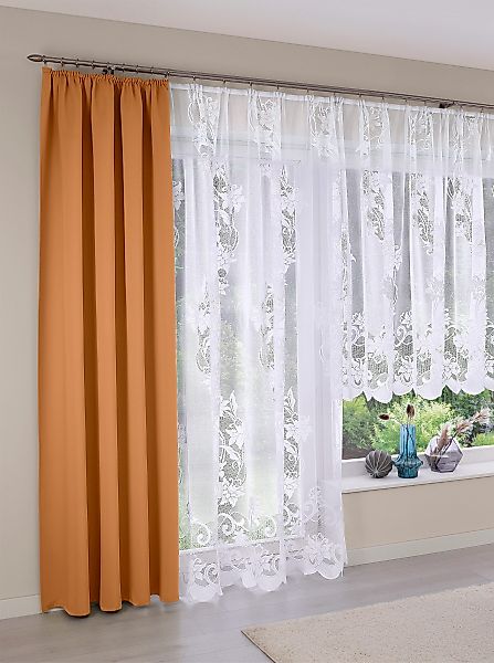 Witt Gardine Store, Faltenband, halbtransparent, Fertigstore günstig online kaufen