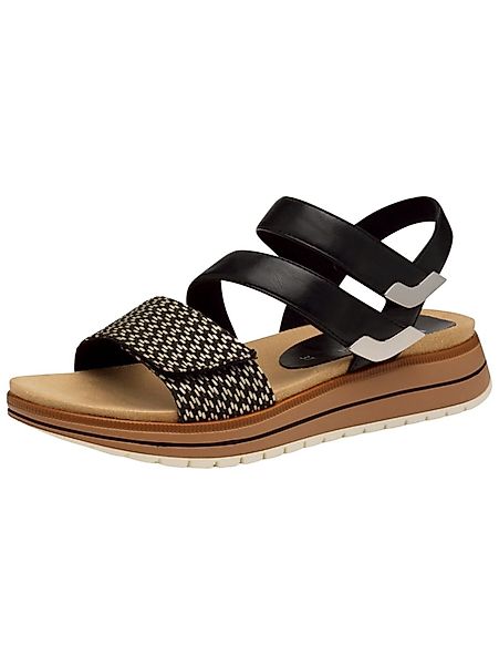 MARCO TOZZI Sandalen Lederimitat/Textil Riemchensandalette günstig online kaufen