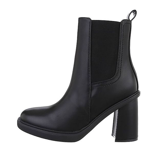 Ital-Design Damen Elegant High-Heel-Stiefelette (84906796) Blockabsatz High günstig online kaufen