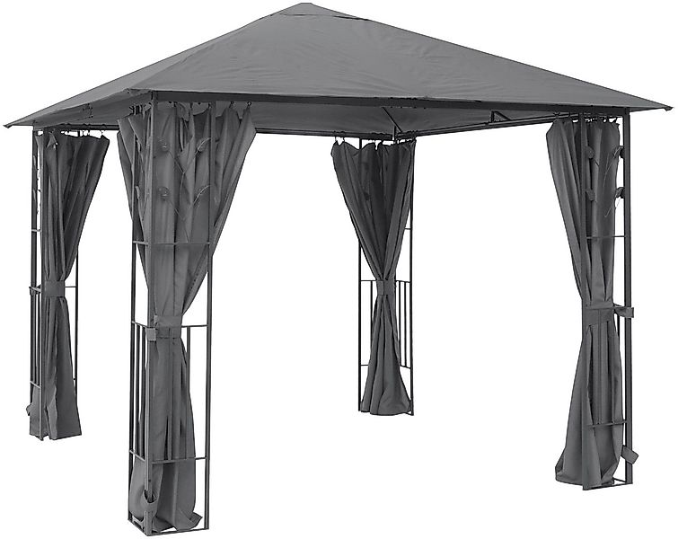 KONIFERA Pavillon Athen, Blätter-Optik, inkl. 4 Seitenteile günstig online kaufen