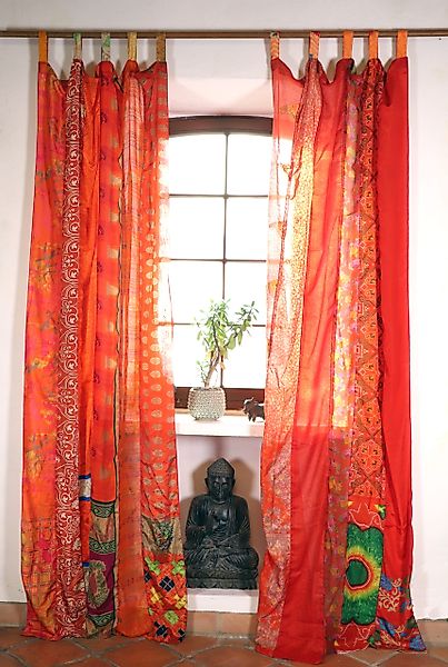 Guru-Shop Vorhang Seidiger Vorhang(1 Stk) indische günstig online kaufen