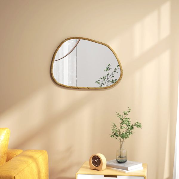 HOMCOM Wandspiegel Asymmetrisch, 70 x 50 günstig online kaufen