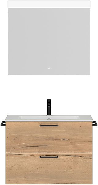 nobilia Badmöbel-Set "Tolvina" vormontiert, mit Soft-Close, 2 Stk. tlg. günstig online kaufen