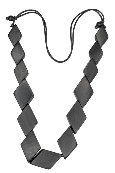 COLLEZIONE ALESSANDRO Lange Kette "Raute" aus Holzperlen in Rautenform günstig online kaufen