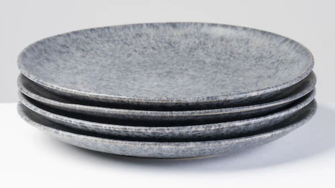 gipfelstück Dessertteller »Moos'n'Stein« Scandi-Style, glänzende Reaktivgla günstig online kaufen