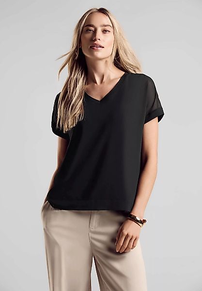 STREET ONE 2-in-1-Top, mit Mesh-Detail günstig online kaufen