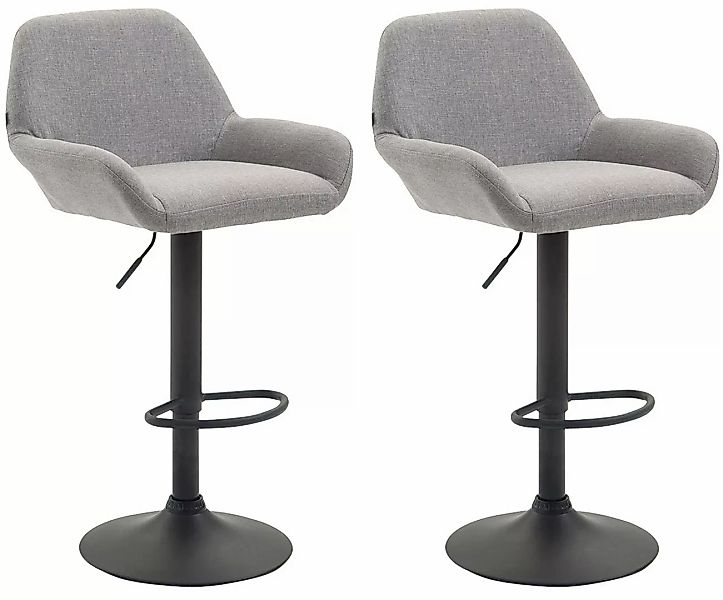 CLP Barhocker Braga Stoff (2er Set, günstig online kaufen