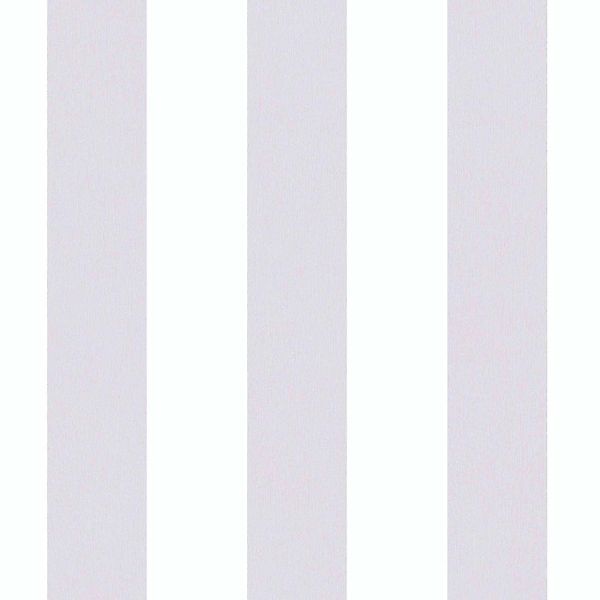 Bricoflor Vlies Kindertapete mit Blockstreifen Baby Tapete Weiß Grau Gestre günstig online kaufen