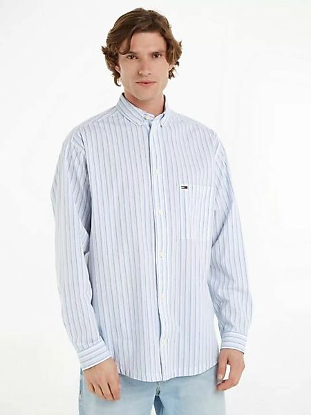 Tommy Jeans Langarmhemd TJM RLX STRIPE POPLIN SHIRT günstig online kaufen