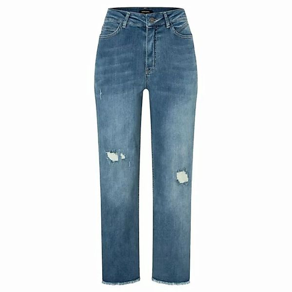 MORE&MORE 5-Pocket-Jeans Blue Denim Destroyed 0961 günstig online kaufen