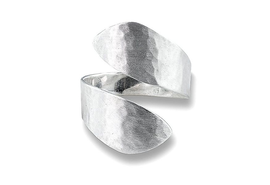 Villa Sorgenfrei Schmuckmanufaktur Silberring 925 gehämmerter Echtsilber Sp günstig online kaufen